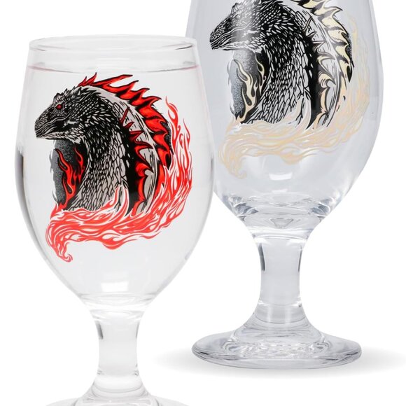 NEW Paladone House Of The Dragon Color Change Glass Goblet (350ml) - Picture 4 of 10